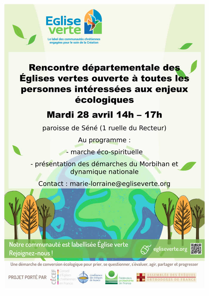 Rencontre  des paroisses Eglise verte - 28 avril