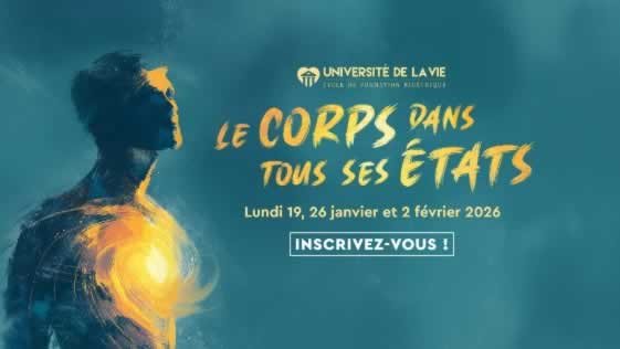 L'Université de la vie  2026 - inscriptions