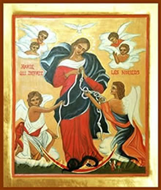 Prière à Marie qui défait les noeuds