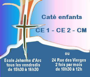 Catéchèse des enfants affiche éveil à la foi