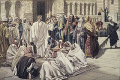 Jésus et les pharisiens Oeuvre de James Tissot